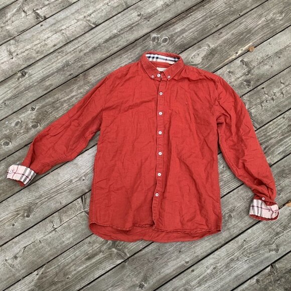 Vintage Burberry Novacheck Button Up Shirt Large - Picture 1 of 12